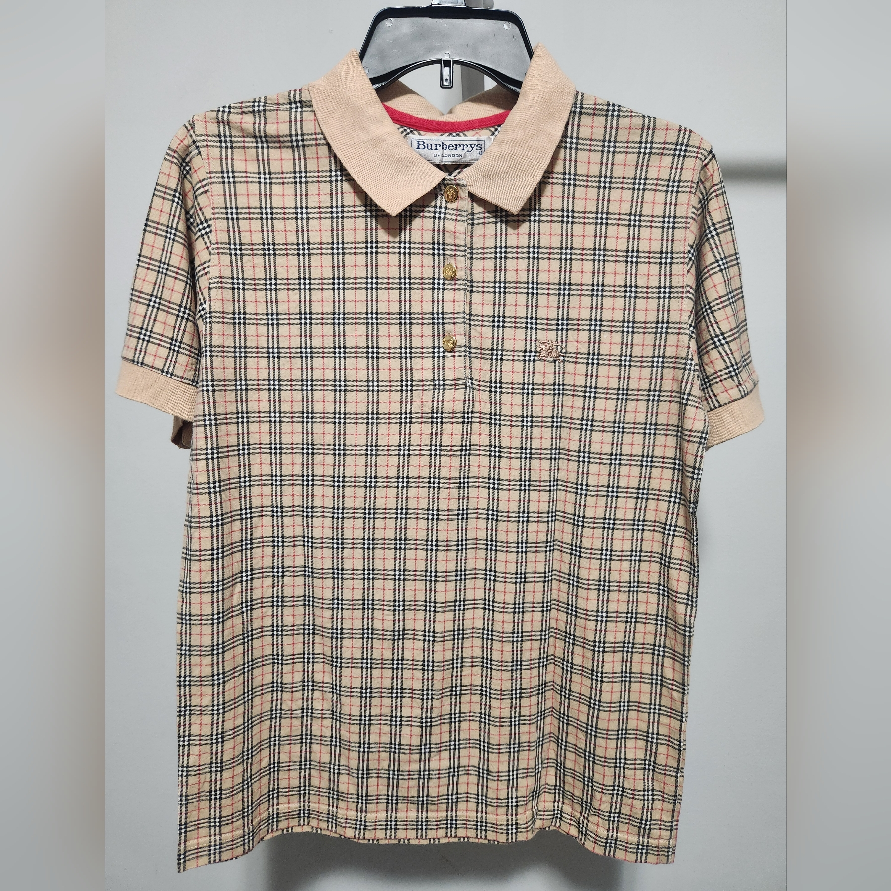 Final Sale!! Burberry Vintage Polo Shirt Womens Small